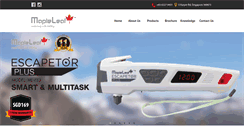 Desktop Screenshot of mapleleafasia.com