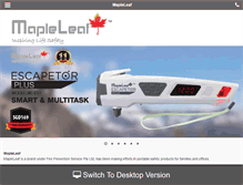 Tablet Screenshot of mapleleafasia.com